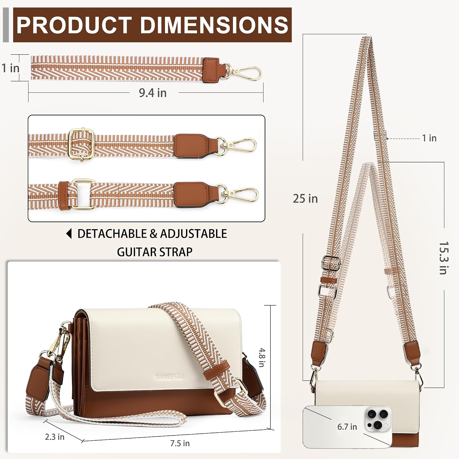 Small Crossbody Bags For Women Rfid Vegan Leather Wristlet Phone Mini Purse Shoulder Handbag Wallet Travel Purse