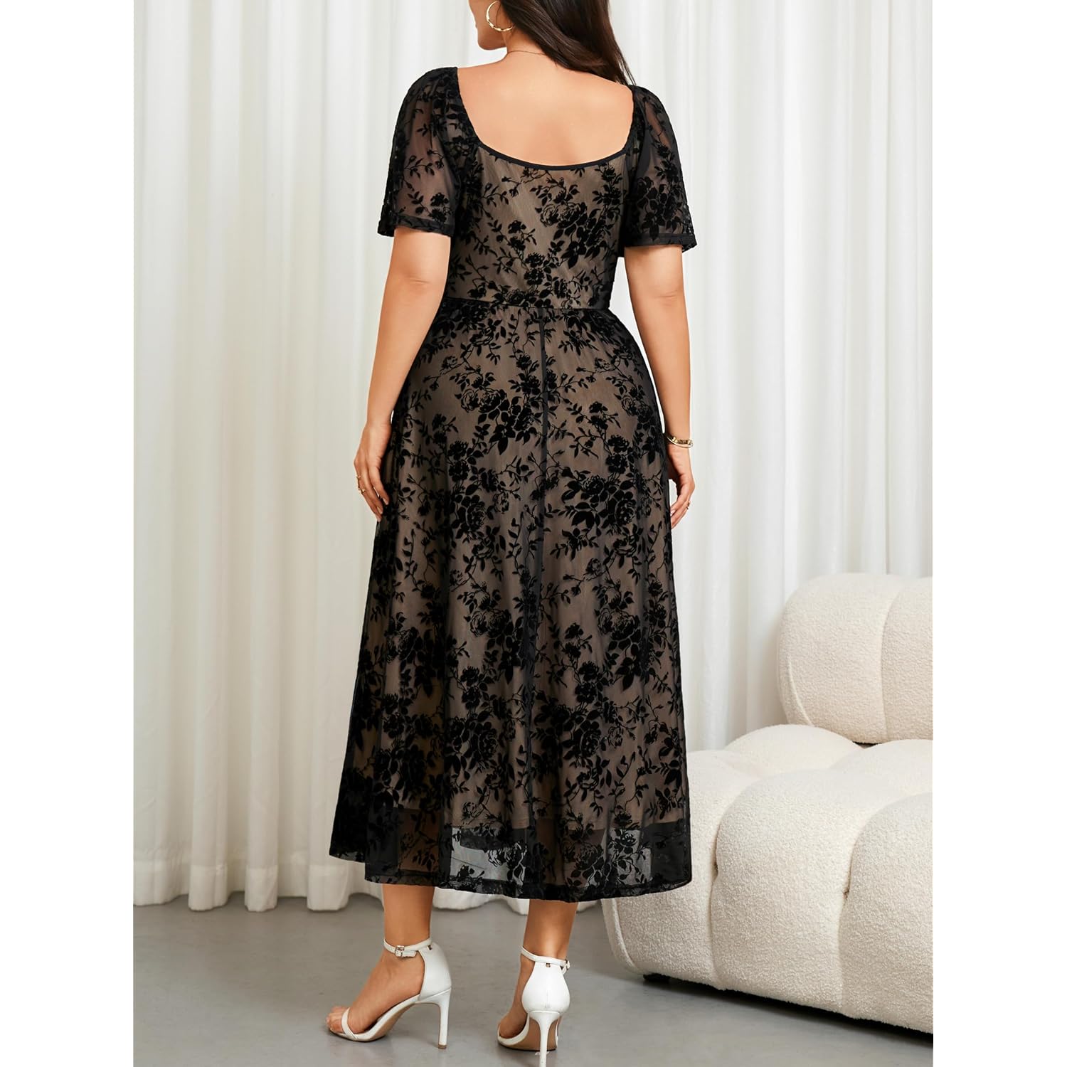 Rwj Plus Size Women 2026 Formal Wedding Guest Dress Spring Evening Party Cocktail Elegant Off Shoulder Mesh Maxi Dresses