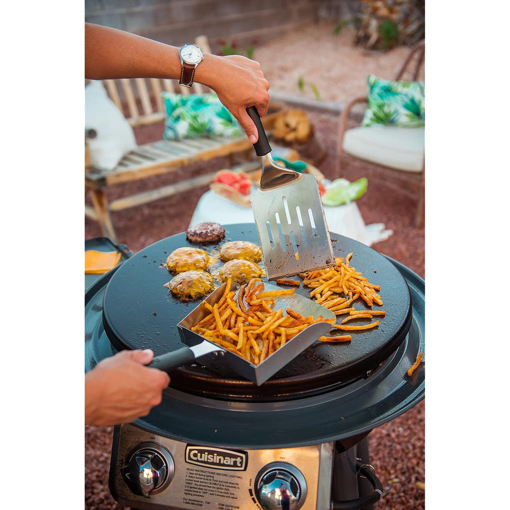 Cuisinart Griddle Food Mover - Extra-Large Stainless Steel Spatula For Rice, Vegetables And More, Perfect Bbq Tool, Cookouts, And Griddles, Large Scooper, 5-Cup Capacity Food Scoop