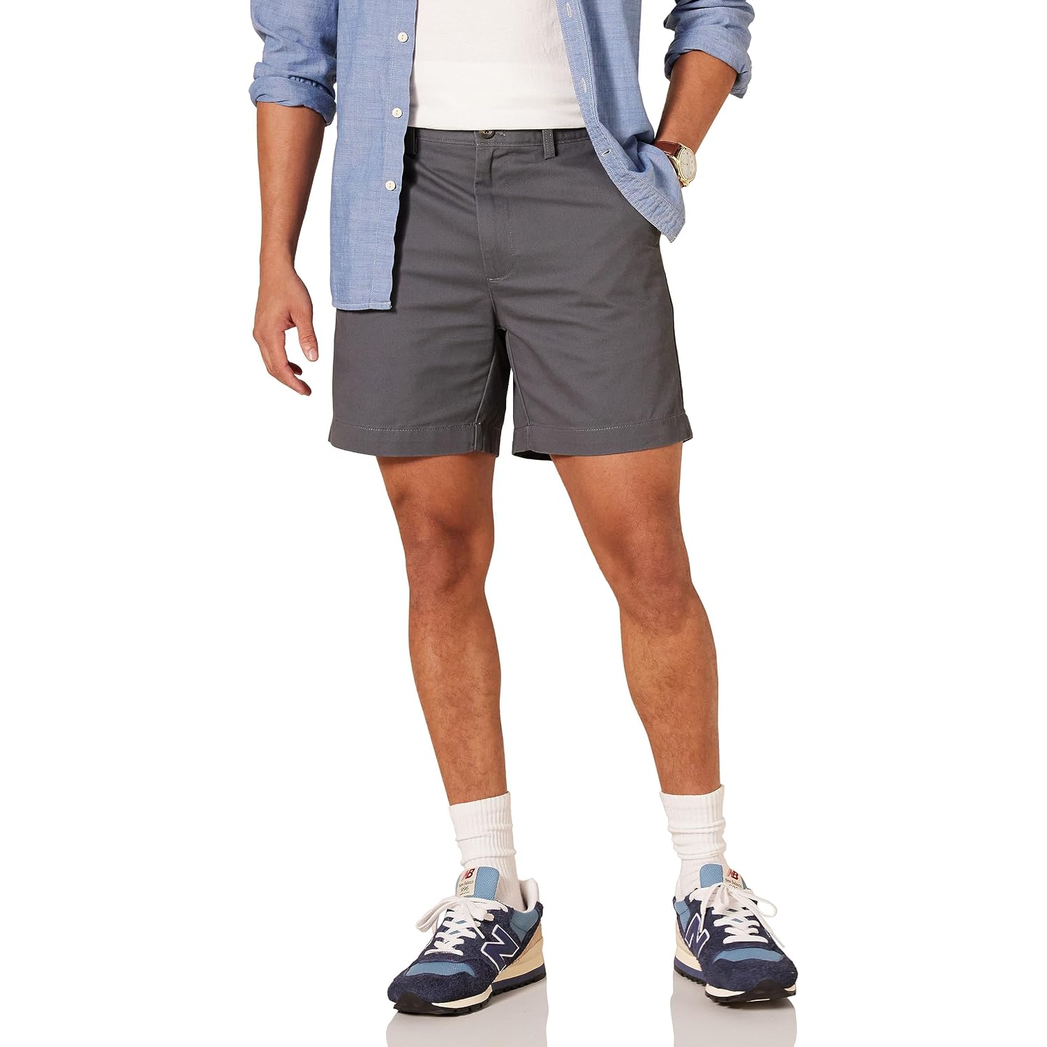 Amazon Essentials Men'S Classic-Fit 7" Chino Shorts