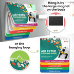Air Fryer Cheat Sheet Magnets Cooking Guide Booklet - Air Fryer Cookbooks - Air Fryer Liners - Air Fryers Kitchen Gifts Gadgets 2026 - Air Fryer Accessories - Air Fryer Cooking Guide
