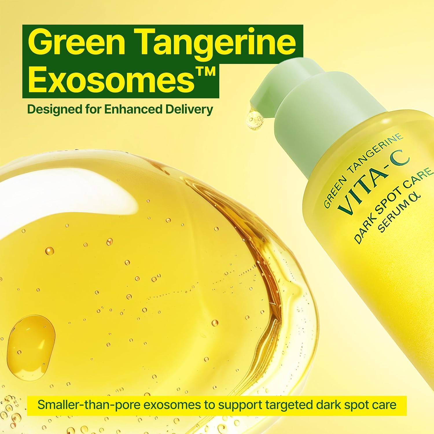 Goodal Vitamin C Brightening Serum Alpha | 5% Niacinamide & Exosome For Dark Spot Care | Gentle Daily Facial Serum For Radiant Glow Skin | Green Tangerine | Korean Skincare | 1.01 Fl Oz (30Ml)