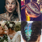 Body Glitter Face Glitter Makeup Festival Glitter, 20 Colors Face and Body Glitter Gel, Hair Glitter Gel, Body Makeup