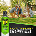 Raid Yard Guard Mosquito Fogger Outdoor, Kills Flies, Mosquitoes, Non-Biting Gnats, Small Flying Moths, Wasps And Hornets 16 Oz Pack Of 12