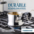 Farberware Classic Series Stainless Steel Butter Warmer, Melting Pot, Milk Warmer Pot