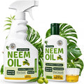 Neem Oil Spray For Plants (Makes 320 Fl Oz)- Pure Cold Pressed Neem Oil | Indoor & Outdoor