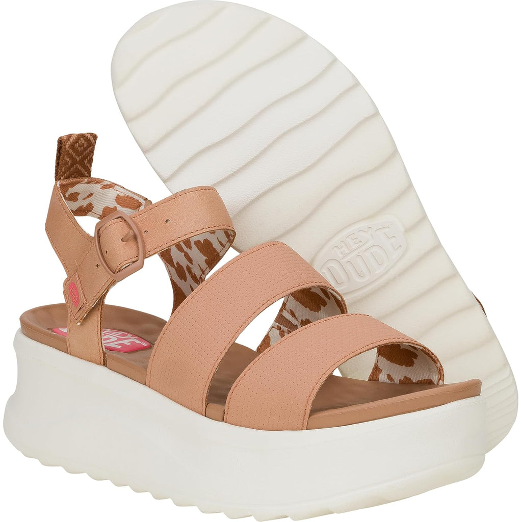 Heydude Womens Delray Buckle Classic Sandal | Lightweight Platform Sandal With Eva Footbed And Adjustable Buckle