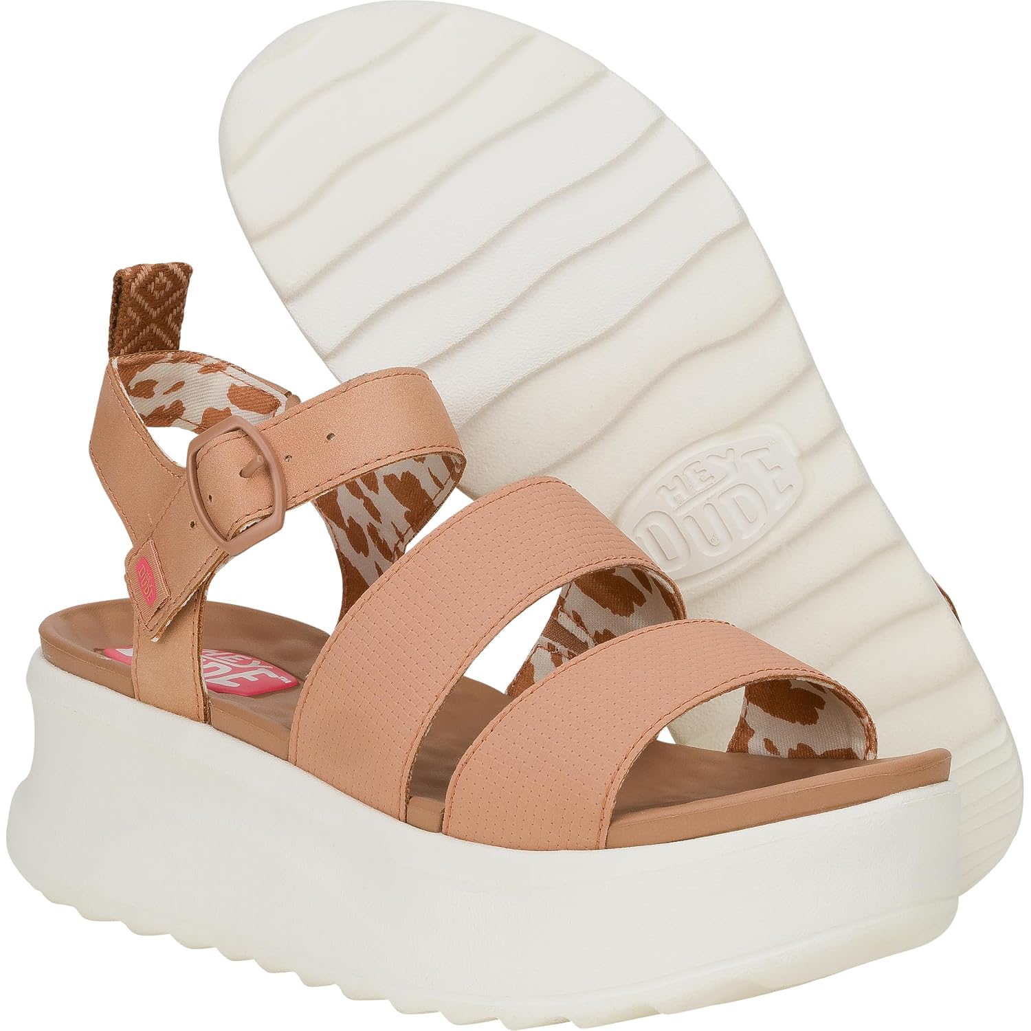 Heydude Womens Delray Buckle Classic Sandal | Lightweight Platform Sandal With Eva Footbed And Adjustable Buckle