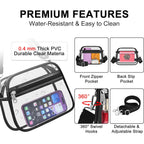 Oraben Clear Bag for Stadium Events Clear Purse Stadium Bag Satchel Handbags for Sports Events Concerts Festivals | Stadium Approved, Waterproof, Stylish, Sturdy