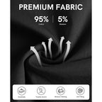 Ntrlv Men'S Cotton Chino Shorts Casual Elastic Waist Drawstring 7 Inch Summer Beach Golf Shorts With Pockets
