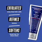 Kiehl's Facial Fuel Exfoliating Face Scrub, Facial Cleanser for Men, Smooths Skin & Removes Dead Skin, Dirt & Oil, Helps Soften Tough Facial Hair, with Caffeine, Menthol, Vitamin E & Citrus Extracts