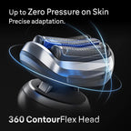 Braun Electric Razor for Men Series 7, Electric Shaver, Extra Head, Precision Trimmer, 4-in-1 Clean & Charge Center, Case, S7 7187ps