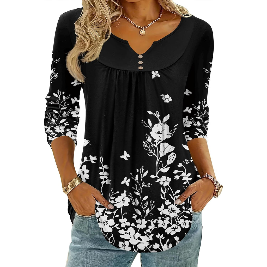Zeagoo Womens Tops Long Sleeve Shirts Boho Tops For Women 2026 Fall Blouses Ladies Sweatshirts Spring Fashion Clothing