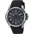 Citizen Eco-Drive Weekender Mens Watch, Stainless Steel With Polyurethane Strap