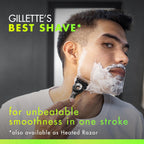 GilletteLabs Men's Shaving Razor with Exfoliating Bar, 1 Handle, 4 Blade Refills, Magnetic Stand