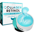 Under Eye Patches For Puffy Eyes And Dark Circles - Retinol Collagen Under Eye Masks - Reduce Wrinkles & Bags - Skin Treatment Pads - Anti Aging Moisturizer Mask For Women Gift - 60 Gel Pads
