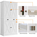 Ironck Storage Cabinet With Drawers And Doors For Living Room And Entryway | Open Shelves, Adjustable Shelves, Organized Essentials