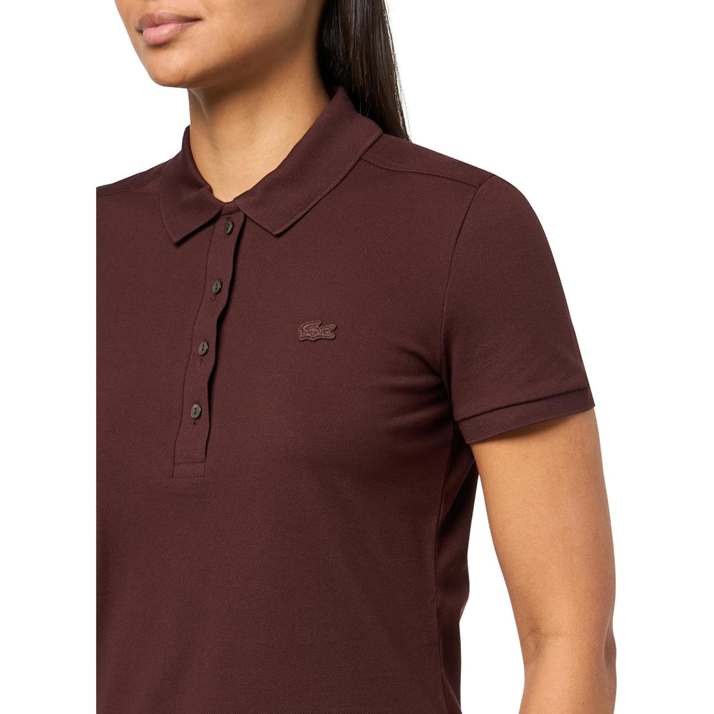 Women's L.12.d Slim Fit Stretch Mini Piqué Polo Shirt