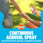 Off! Insect Repellent Aerosol For Adults & Kids, Fragrance-Free Picaridin Bug Spray For Everyday Deet-Free Protection From Mosquitoes And Ticks, 5 Oz, (Pack Of 2)