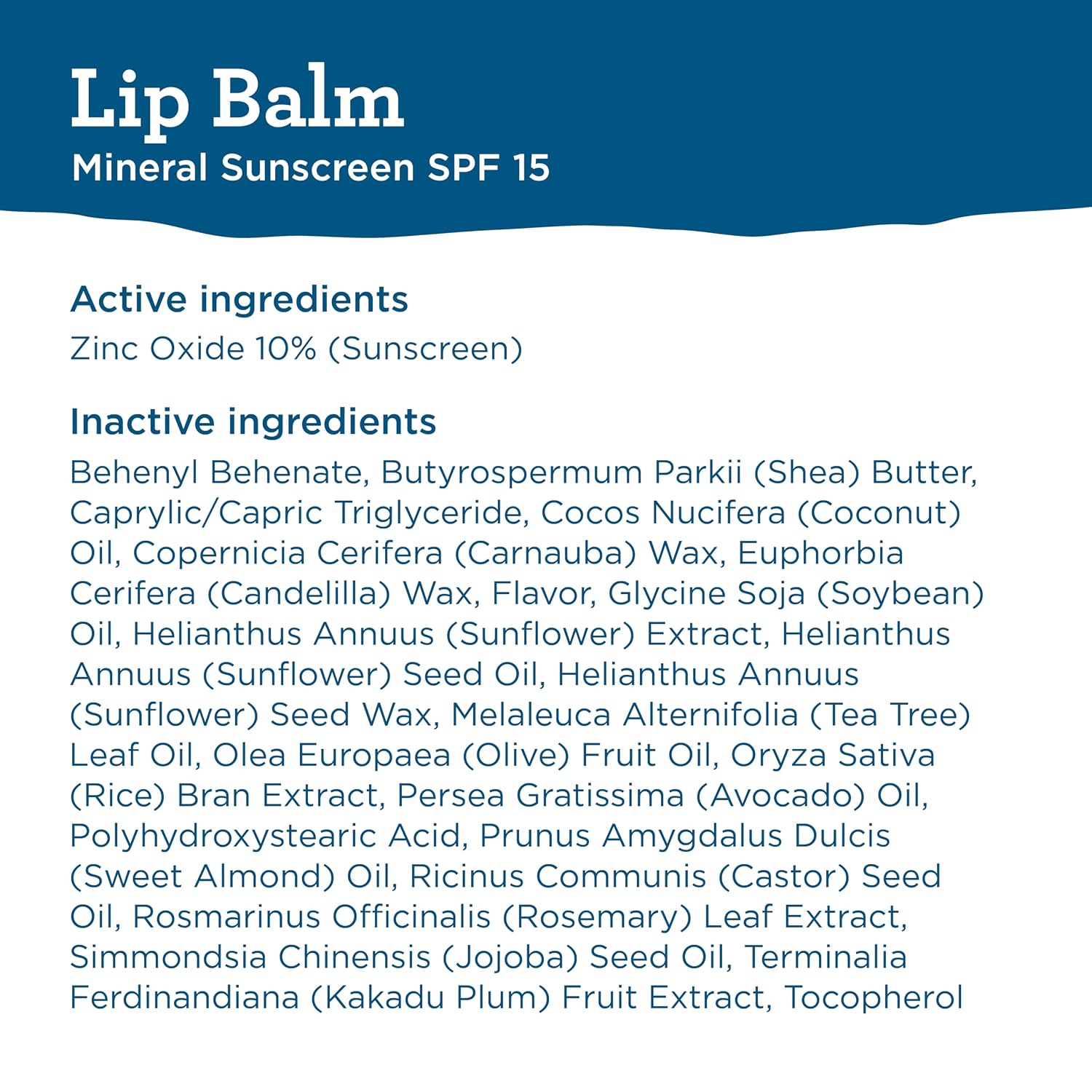 Blue Lizard Mineral Spf 15 Lip Balm, 3-Pack: Broad Spectrum Sun Protection, Natural Coconut Flavor, 8 Natural Oils, Infused With Australian Kakadu Plum, Rich In Vitamin C, Vegan, Each Tube 0.13 Oz.
