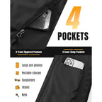 33,000Ft Women'S Softshell Jacket With Hood Waterproof Lightweight Windbreaker Windproof Rain Shell Jacket For Outdoor Hiking