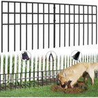 42.5Ft(L) X 13In(H) Animal Barrier Fence, 30 Panels No Dig Garden Fence For Dog Rabbit, Rustproof Anti Digging Barrier, Garden Edging Border Ground Defense For Outdoor, Yard, Patio