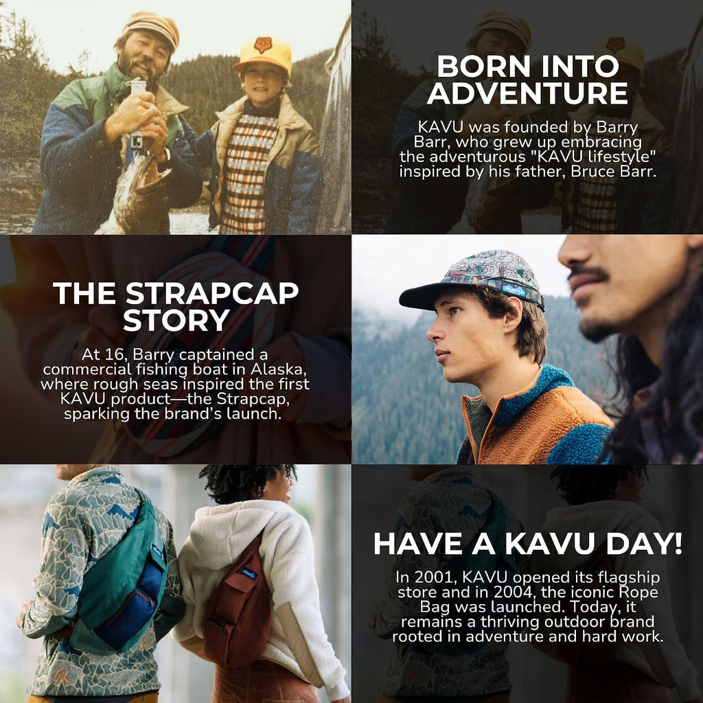 Kavu Rope Sling Bag - Large Crossbody Bags For Women & Men | Hands Free, Cross Body For Travel, Hiking & Everyday Carry, With Padded Back, Adjustable Rope Strap & Cotton Canvas