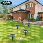 Mole Repellent Solar Powered 10 Pack Snake Repellent Ultrasonic, Groundhog Repeller,Gopher Repeller Sonic Mole Deterrent Spikes, Snake Gopher Mole Vole Repellent Outdoor For Lawn Garden & Yard