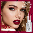 Depuplum Burgundy Lipstick Gradient Matte Lipsticks Lip Liner Combo Set for Women Waterproof Long Lasting Lip Stick Pencil Cream Lip Liner and Lipstick Combo for Mothers Day, E4