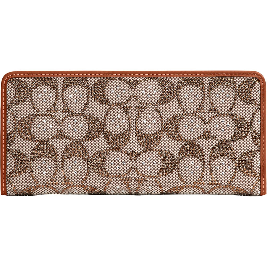 COACH Crystal Signature Jacquard Essential Slim Wallet