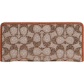 COACH Crystal Signature Jacquard Essential Slim Wallet