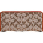 COACH Crystal Signature Jacquard Essential Slim Wallet
