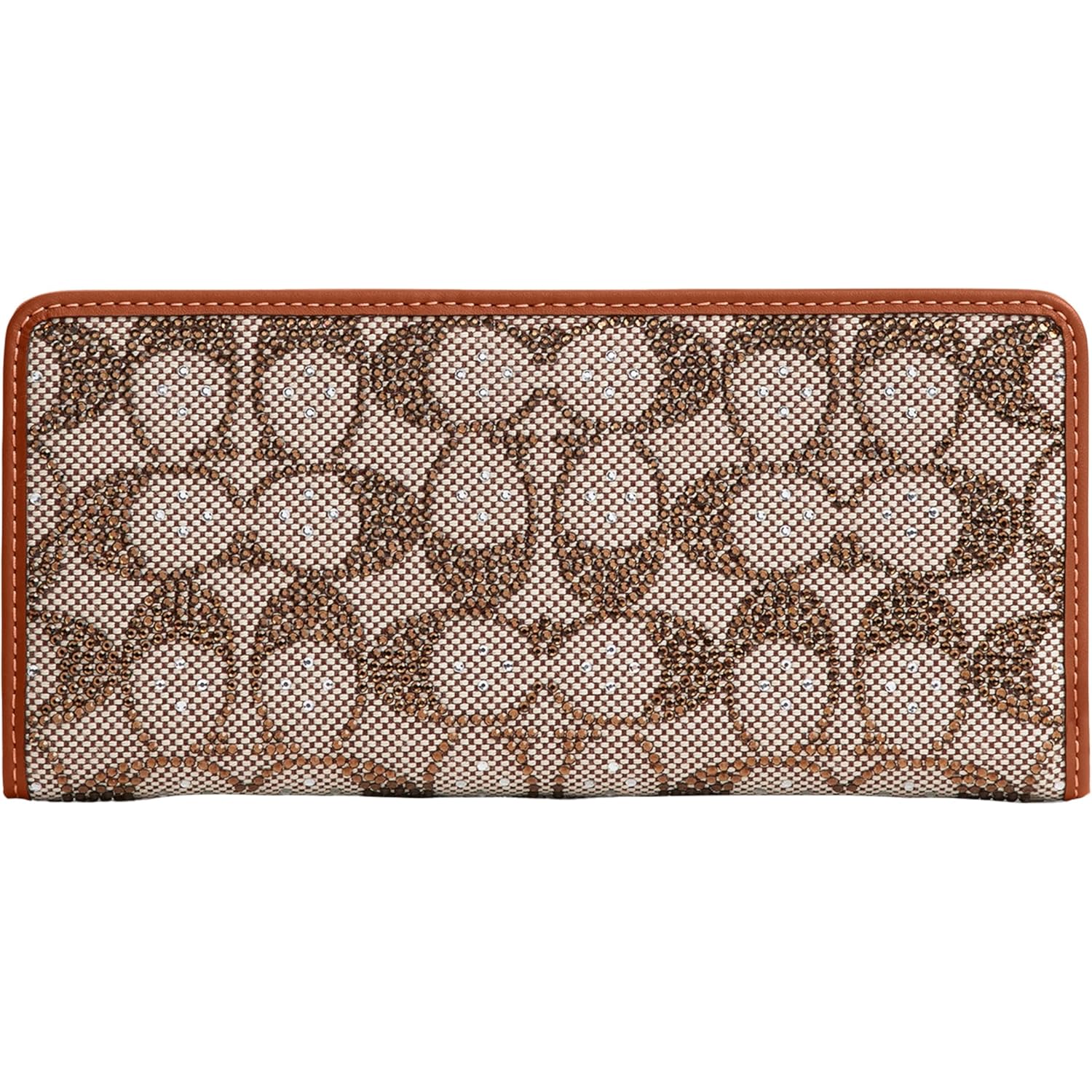 COACH Crystal Signature Jacquard Essential Slim Wallet