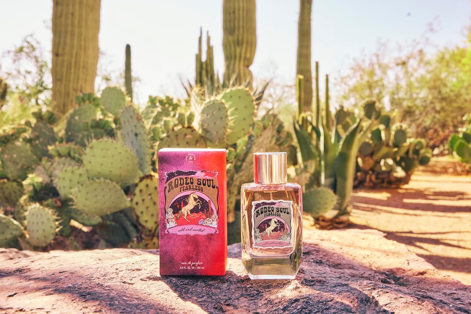 Tru Western Rodeo Soul Fearless Women’s Eau de Parfum Spray for Women, Ruby Cactus Chocolate, Coconut Milk, Desert Jasmine, Pink Moss & Sandalwood, 3.4 fl oz (100 ml)