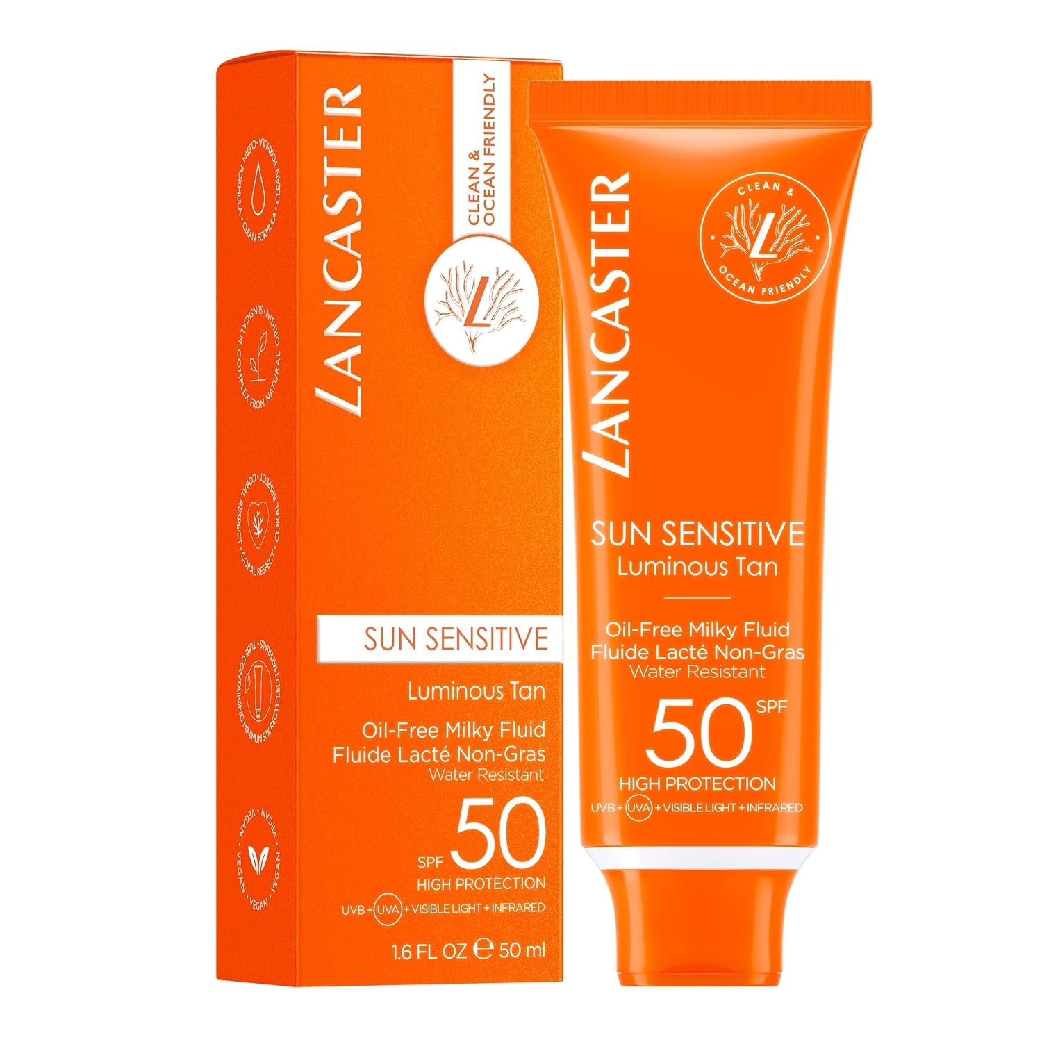 Lancaster Beauty - Sun Sensitive - Oil-Free Milky Fluid Spf50