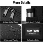Yamtion Black Backpack For Women Men,Casual School Backpack Teen Boys And Girls 15.6 Inch Laptop Bookbag With Usb Charger For College High School Travel Business
