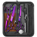 Hair Cutting Scissors Professional 6.89 Inch Barber Scissors Multifunctional Salon Thinning Scissors Straight Shears Tools For Mother Father Friends' Christmas Gift