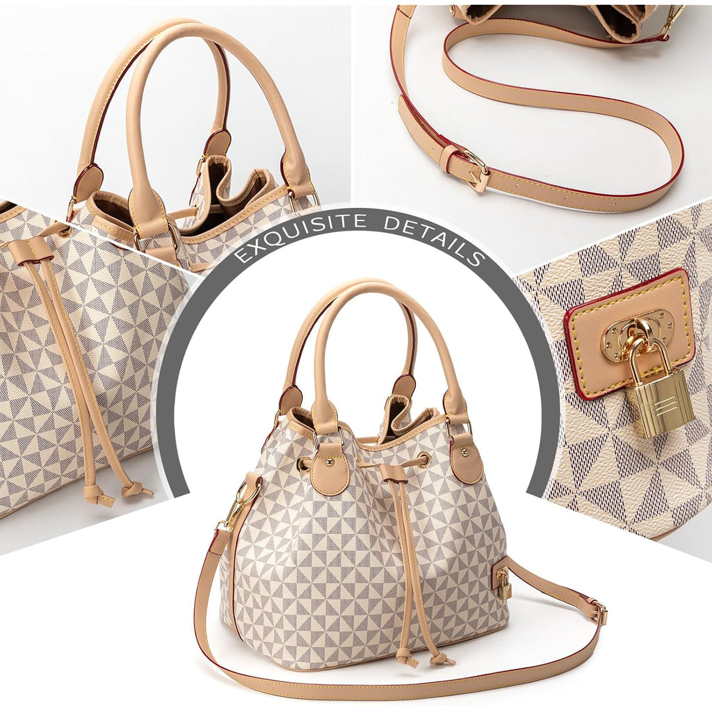 Bucket Purse For Women With Chic West Hobo Style | Drawstring Closure, Shoulder Handbag, Tote Purse, Pockets Design