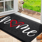 Door Mat Indoor Outdoor Welcome Mat For Entrance, 30X17.5 Black | Heavy-Duty, Low-Profile, Non-Slip, Dirt Trapping Entry Mat, For Home Entrance, Outside Entry, Yard, Floor, Patio, Garage