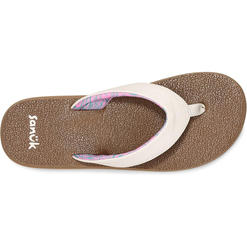 Sanuk Yoga Mat Ii | Flip Flops For Women | Yoga Sandals For Women | Women'S Beach Sandals | Memory Foam Footbed