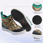 Bassdash Womens 4.5” Waterproof Deck Ankle Rain Boots Anti-Slip Neoprene Rubber Garden Fishing Boots
