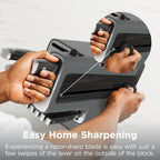 Ninja™ Neverdull® Knife Block Set | 17 Piece Kitchen Knife System With Built-In Sharpener | Rust Resistant, German Stainless-Steel Knives | Black | K32017