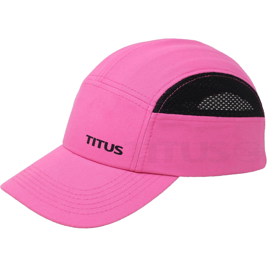 TITUS Lightweight Safety Bump Cap - Baseball Style Protective Hat Pink Vented