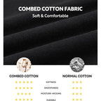 David Archy Combed Cotton Boxers For Men Soft Underwear Mens Boxers Knit Boxer Shorts For Men Pack
