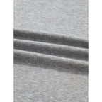 Sidefeel Womens Tops Casual Crewneck Long Sleeve Tops Ribbed Raw Hem Spring T Shirts Slim Fit Basic Tees Blouses