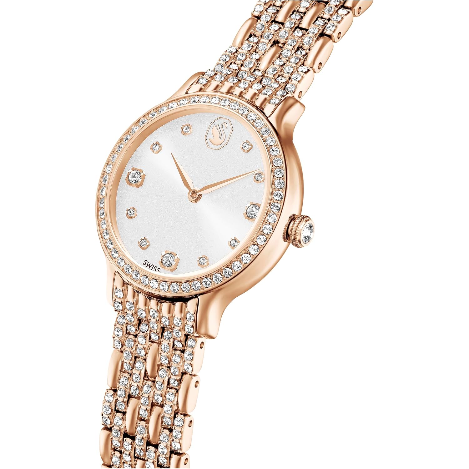 Swarovski Imber Watch, Swiss Made, Metal Bracelet, Rose Gold Tone, Rose Gold-Tone Finish