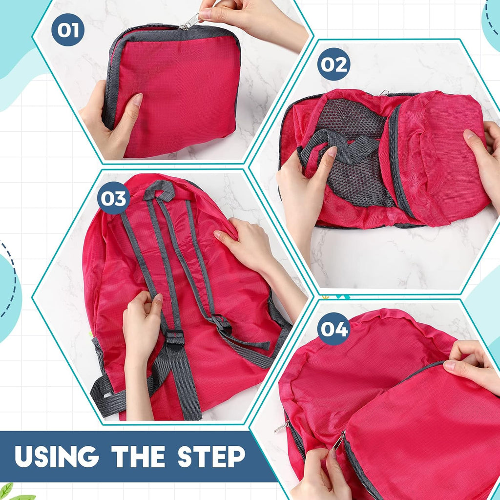Jexine 10 Pcs Backpacks In Bulk 16.5 Inches Back Pack Basic Backpack For Adult Lightweight Outdoor Travel Book Bags(Multicolor)