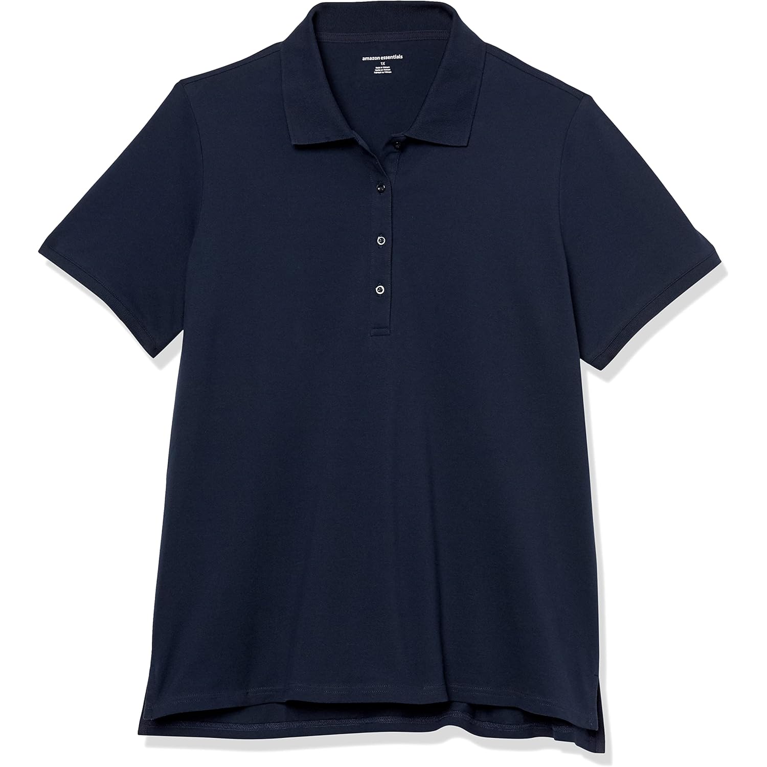Women's Short-Sleeve Polo Shirt, Soft Stretch Cotton Jersey (Available in Plus Size)