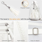 Volganik Rock Crossbody Bag For Women With Tassel Ladies Soft Pu Leather Purses And Handbag Pocketbooks