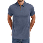 Mens Polo Shirts Short Sleeve Casual Cotton Golf Shirts Performance Polo Shirts For Men